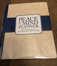 Peace Of Mind Planner Important Information - My Belongings Business Affairs 