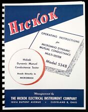 Hickok 534b Dynamic Mutual Conductance Tube Tester Manual