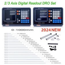 23 Axis Digital Readout 5um Linear Scale Ttl Dro Display Kit Cnc Milling Lathe