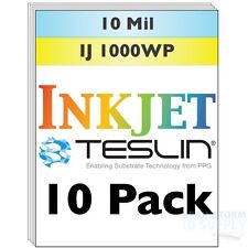 Inkjet Teslin Synthetic Paper For Making Pvc-like Id Cards - 10 Sheets