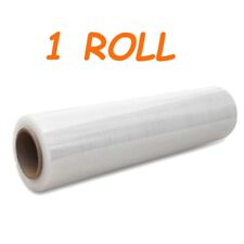 Single Roll 18x1500 80 Gauge 1500ft Pallet Clear Stretch Film Hand Shrink Wrap