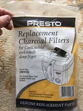 Presto Deep Fryer 3 Ct Replacement Filters 09988 Fits Models 05442 And 05443