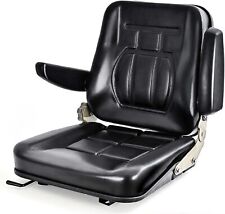Universal Forklift Seat Tractor Seat Ergonomic Adjustable Backrest Armrests