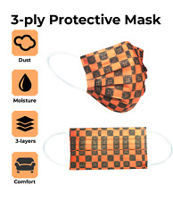 3-ply Disposable Face Masks With Designs Mouth Surgical Cute Pattern Halloween