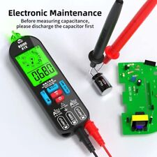 A1x Mini Multimeter Tester Voltage Detector Dcac Voltage Resistance Lcd Digital