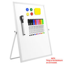 Dry Erase Board With Stand Mobile Whiteboard Double-sided Magnetic Office Home
