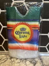 Corona Extra Light Beer Bottle Poncho Funny Novelty Joke Bar Mexican Gag Gift