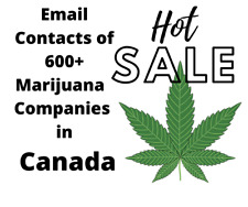 Email Marketing List Of Marijuana Cannabis Companies In Canada