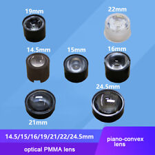 10pcs Led Lens With 14.5mm - 24.5mm Holder For 1w 3w 5w Led Diode Bead
