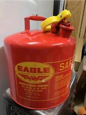Eagle 5 Gallon Safety Gas Can Eagle Ui-50-s Type 1 Red Galvanized Steel