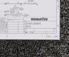 Komatsu Forklift Fg25t-16 Electrical Wiring Diagram Manual
