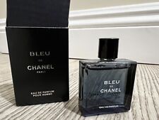 Chanel Bleu De Chanel Eau De Parfum 10ml Splash Bottle Sample .34oz Nib