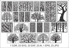 Best 23 Tree Panels Wall Panels Room Decor Tree Patterns Laser Cnc Plasma
