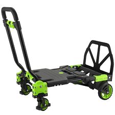 Folding Hand Truck Heavy Duty Carrying Combination 2in1 Convertible Dolly Cart
