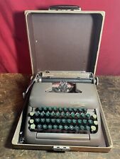 Vintage 1950 Smith Corona Sterling Portable Typewriter With Floating Shift
