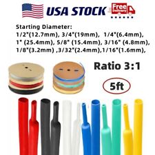 5ft Heat Shrink Tubing Marine Grade Wire Cable Protection Wrap Sleeve 31 Ratio