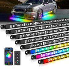 Mictuning N8 Car Underglow Light Bar For Rvchasing Color Rgbw Led Wireless App
