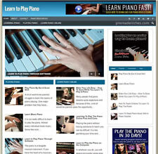 Learn Piano Ready Made Turnkey Blog Niche Website Business For Sale