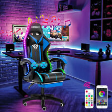 Led Ergonomic Computer Gaming Chair With Speaker Office Chairs Executive Racing