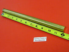 34 C360 Brass Solid Round Rod 12 Long New Lathe Bar Stock .75 Half Hard