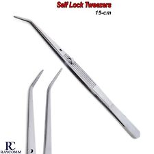 Dental Self Locking Tweezers Surgical Cotton Dressing Forceps Surgical Tools Ce