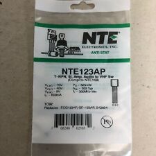 Nte123ap Transistor Npn 75v 0.6a To-92 Audio To Vhf Frequency Driver Switch