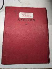 Axelson Operator Service Manual Parts List Book Catalog Engine Lathe 16