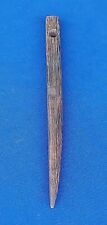 Old 9 Wood Marlin Sailors Hand Carved Spike Splicer Nautical Rope Fid Tool