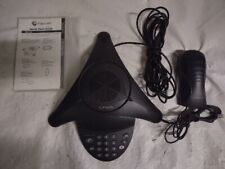 Polycom Soundstation2 Conference Phone 2201-15100-601 With Wall Module Read Note