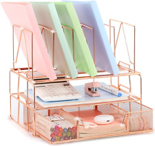 Rose Gold Desk Organizers And Accessories Office Supplies Desk Organizer With S