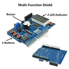Multi-function Shield Buzzer 74hc595 Lm35 Led F Arduino Uno R3 Lenardo Mega2560