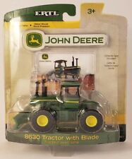 Ertl - John Deere 8630 Tractor With Blade - 164 Die Cast New In Box