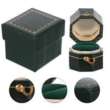 Vintage Ring Box Jewelry Display Case Ring Holder Container-ul