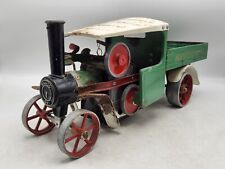 Vintage Mamod Steam Engine Tractor Wagon Pressed Steel Toy Sw1 Green Read