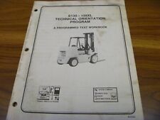 Hyster S135xl S155xl Forklift Technical Service Repair Orientation Manual