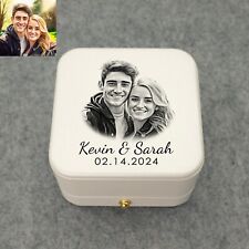 Personalised Wedding Ring Box Custom Ring Bearer Box Proposal Box Engagement Box