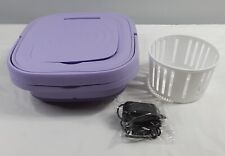 New Purple Folding Washing Machine Portable 12v8l All Parts Shown Mlsc-01