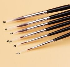 6pcs Dental Lab Porcelain Teeth Brush Ceramic Brush Pen Buildups Enamel Powder