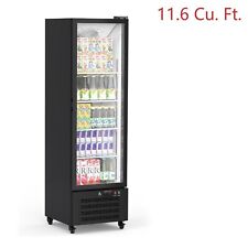Commercial Glass Door Beverage Refrigerator Cooler Merchandiser 11.6 Cu. Ft. Bar