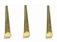 38 .375 C360 Brass Solid Round Bar Rod H02 12 3 Pieces