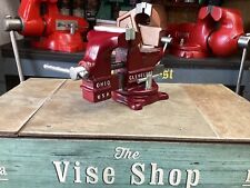 Restored Vintage Columbian Bench Vise C43 12 Usa New 3 12 Jaws 17 Lbs