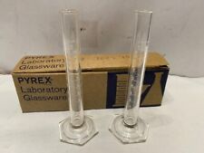 Two New In Box Corning Pyrex Lab Glassware No. 3025 Graduated Cylinders 10ml Th