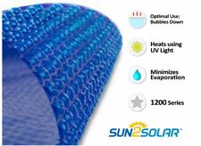 Sun2solar 1200 Series Round Swimming Pool Solar Cover Blanket - Choose Size