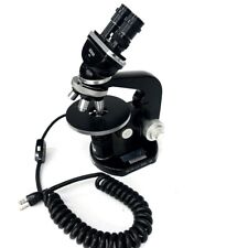 Nikon Compound Binocular Microscope With Illuminating Lamp Attachment Made Japan