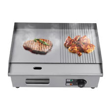 22 Commercial Electric Tabletop Griddle Flat Top Grill Hot Plate Bbq 1600w