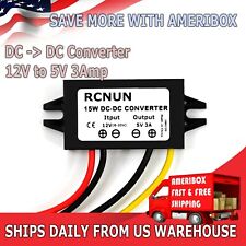 Car Waterproof Dc-dc Converter 12v Step Down To 5v Power Supply Module 3a 15w
