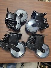 New 4 Heavy Duty 6 X 2 Spring Suspension Tool Box Casters 1000 Lbs 4 Swivels