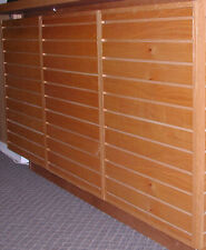 Slat Wall Oak Wood And Stain Very Nice Finish 4 Panels Great Find Sale Wow