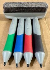 Set Of 4 Smart Board 500600 Series Replacement Stylus Pens Eraser Free Us Ship