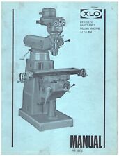602 Vertical Milling Machine Instructions Maint Manual Fits Ex-cell-o Xlo 602